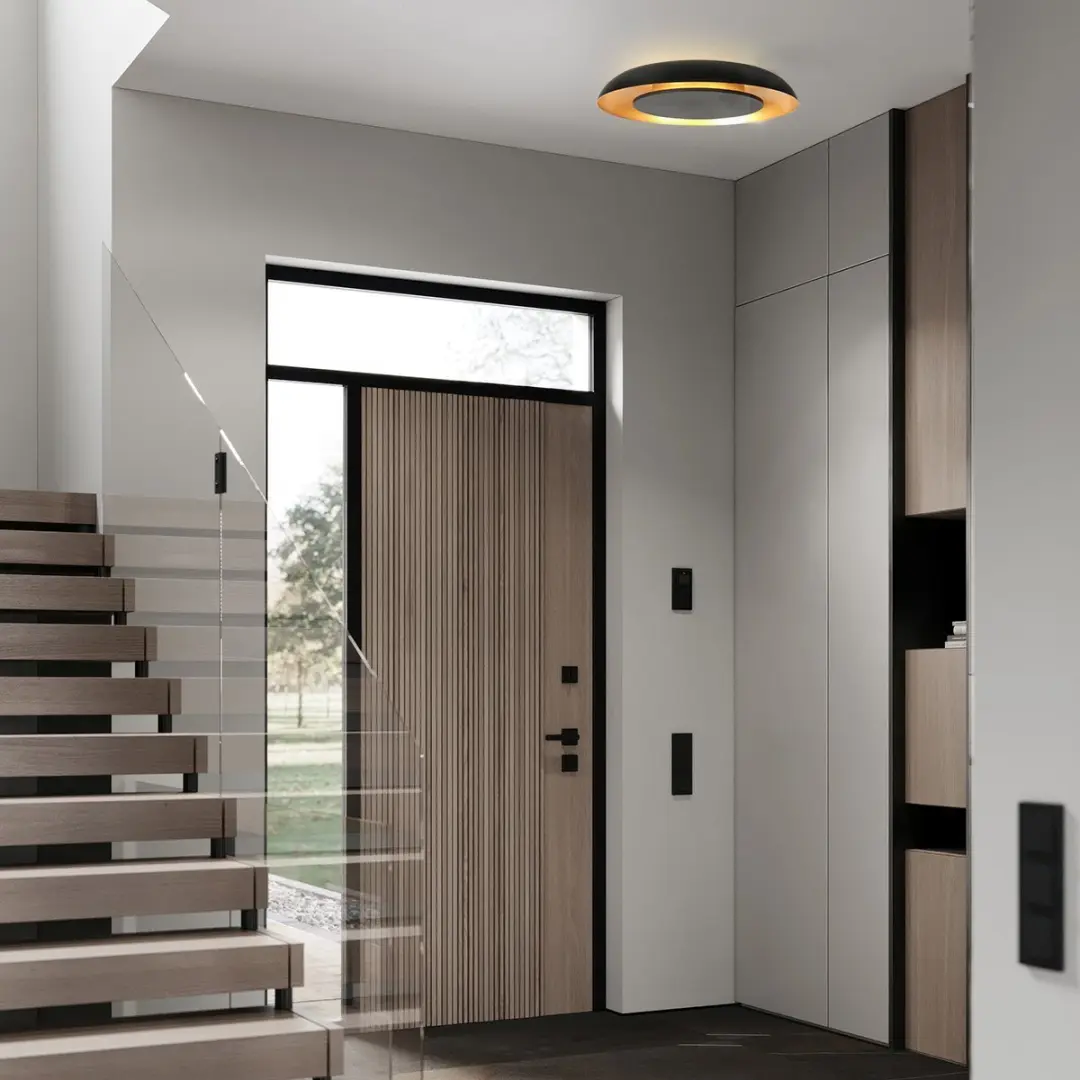 Steinhauer Golden Veil 4331ZW Plafondlamp - 2x35W - Ø40cm - Goud/Zwart