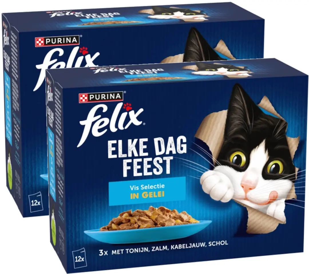 Felix Elke Dag Feest Vis Selectie In Gelei
