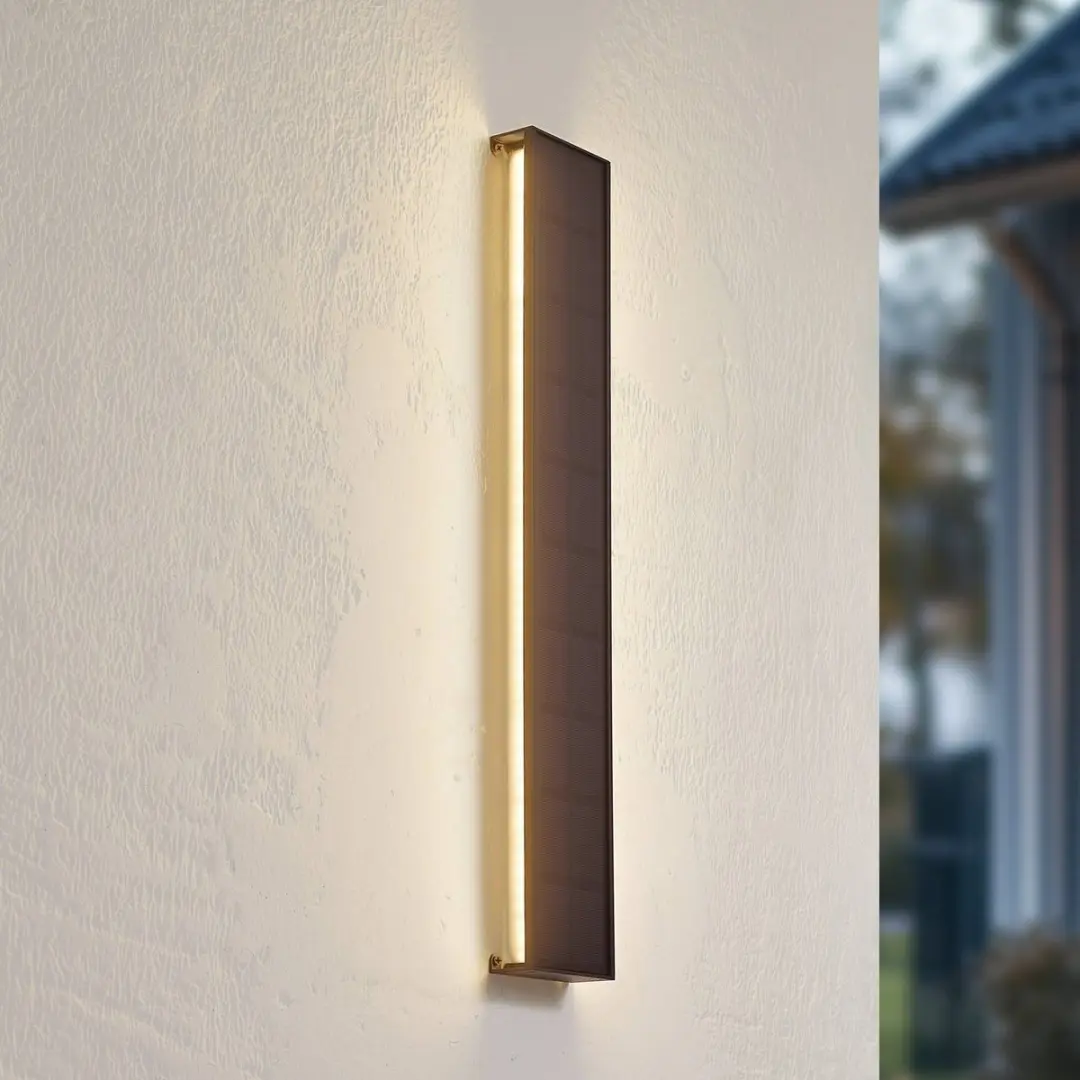 Lindby Solar Buitenverlichting 6W - 1 Lichtpunt - Zwart/Wit
