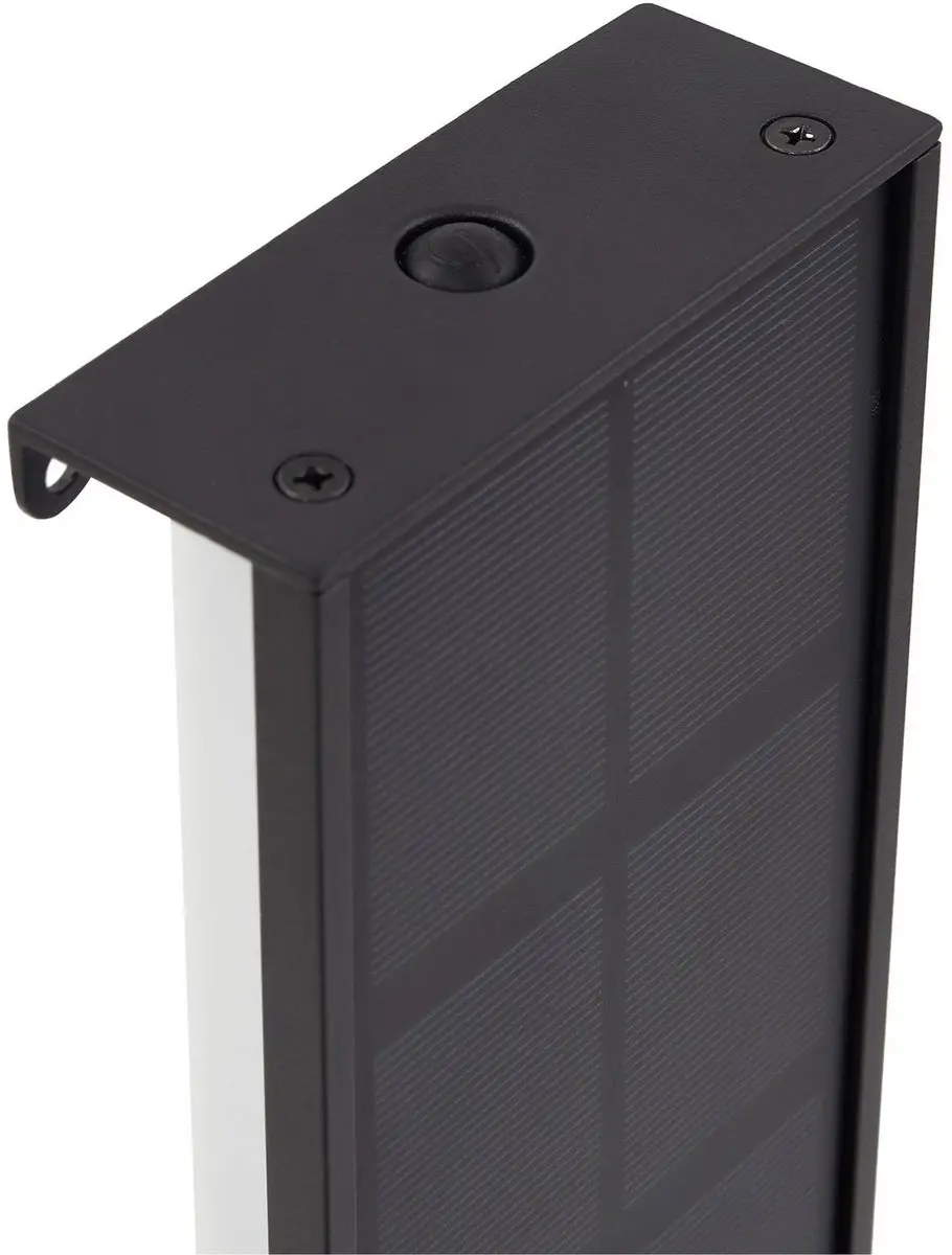 Lindby Solar Buitenverlichting 6W - 1 Lichtpunt - Zwart/Wit