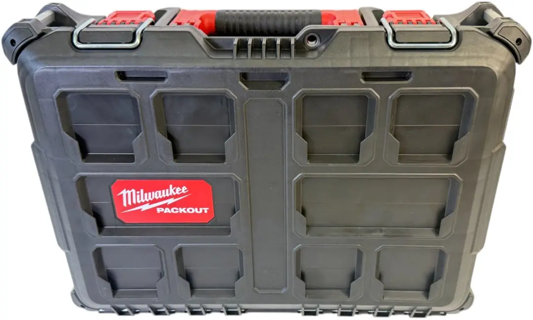 Milwaukee Packout Box 4932464080 - Zwart/Rood