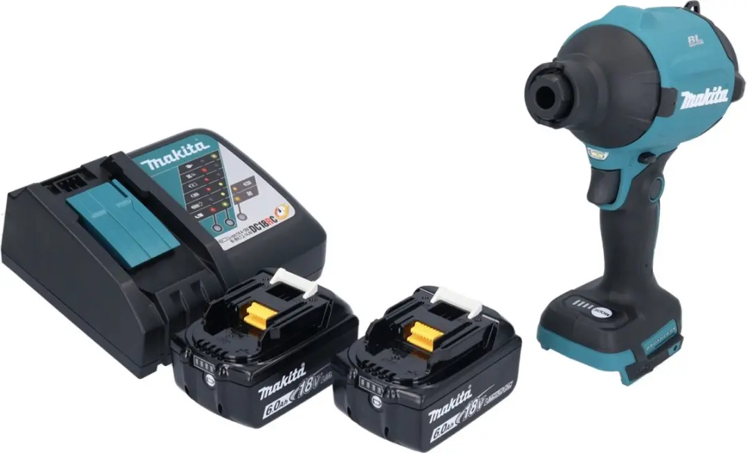 Makita DAS 180 RG Accu-Blazer 18V - 2x 6,0Ah + Oplader