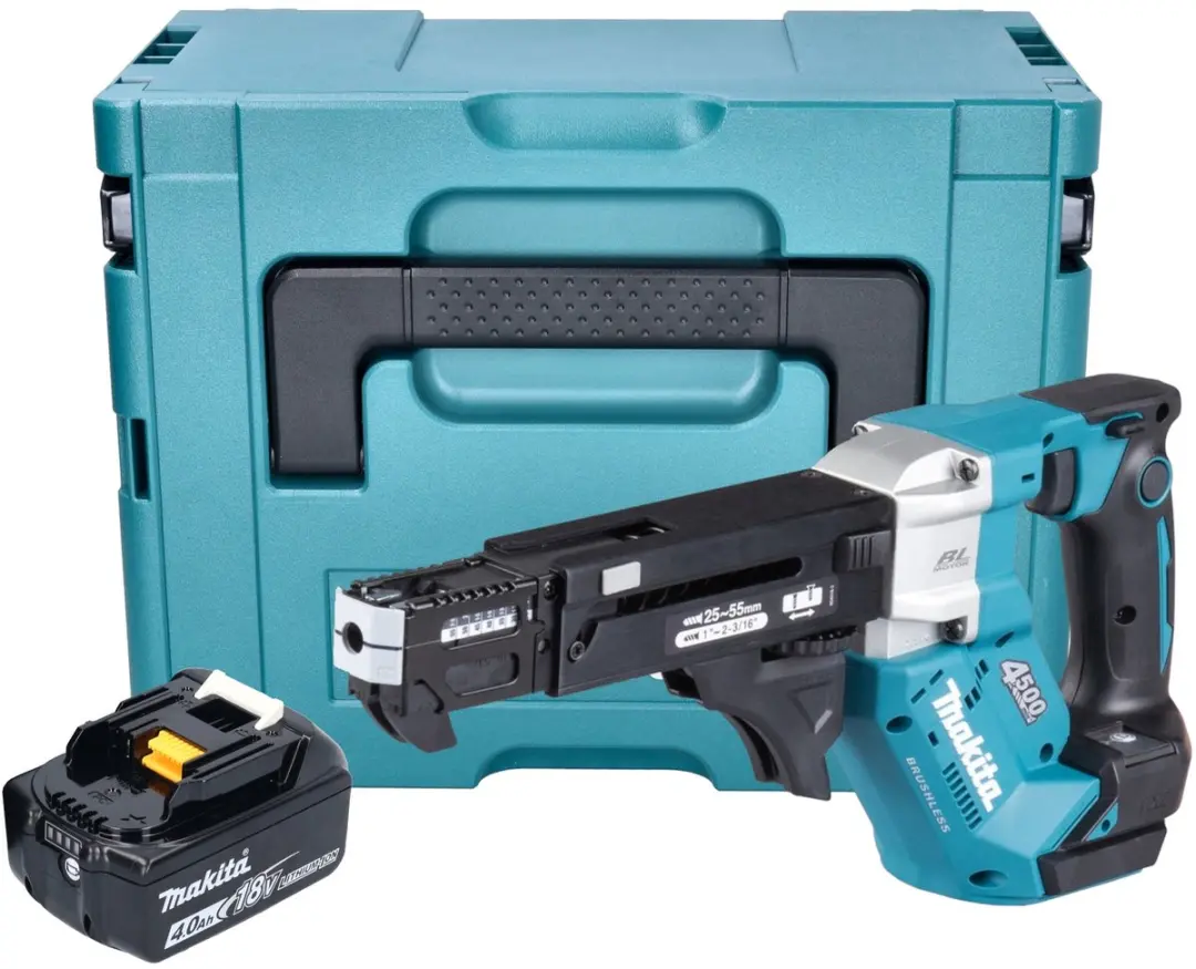 Makita DFR552M1J Accu-Magazijnschroevendraaier 18V