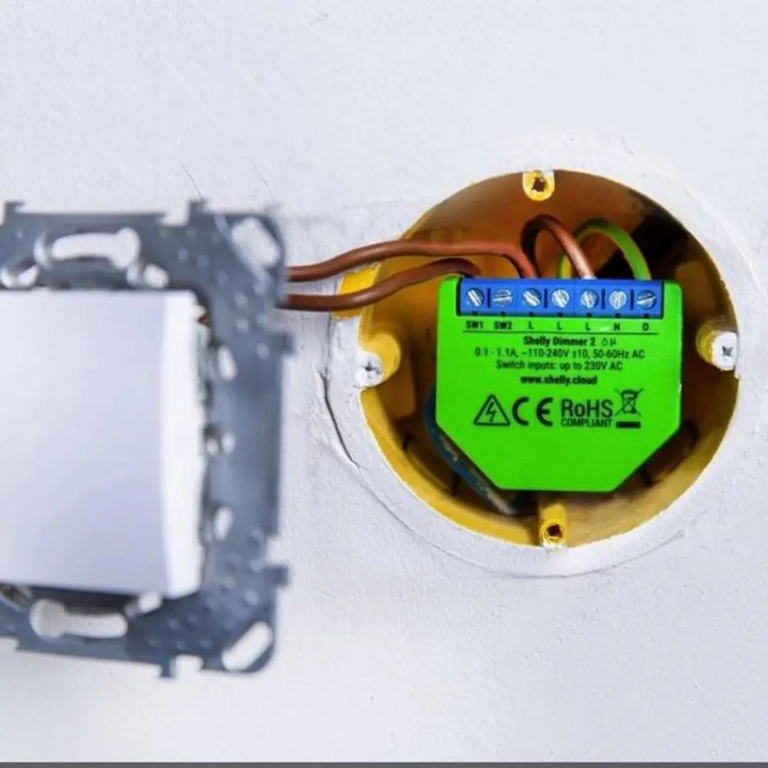 Shelly WiFi-Dimmer 2 - 10-200W - Groen