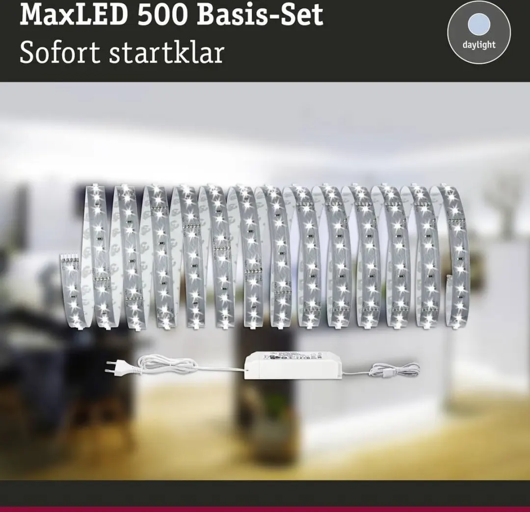 Paulmann MaxLED 500 Basisset 5m Daglicht 28W - Zilver