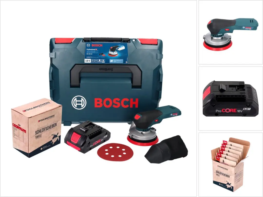 Bosch Professional GEX 18V-125 Accu-Excentrische Schuurmachine 125mm