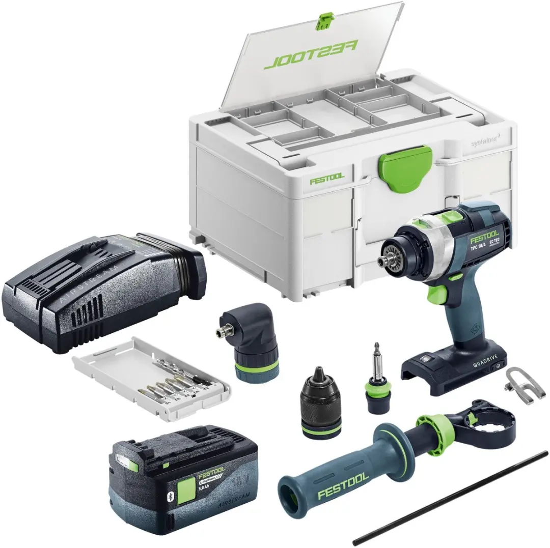 Festool TPC 18/4-Basic-Set Accu-Slagboormachine 75Nm