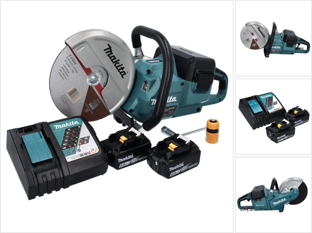 Makita DCE090RG2X1 Accu-doorslijpmachine 230mm