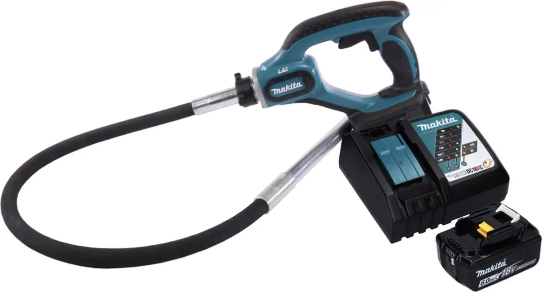 Makita DVR450 RG1 Accu Betonverdichter 18V - 1,2m - 13.000 tr/min