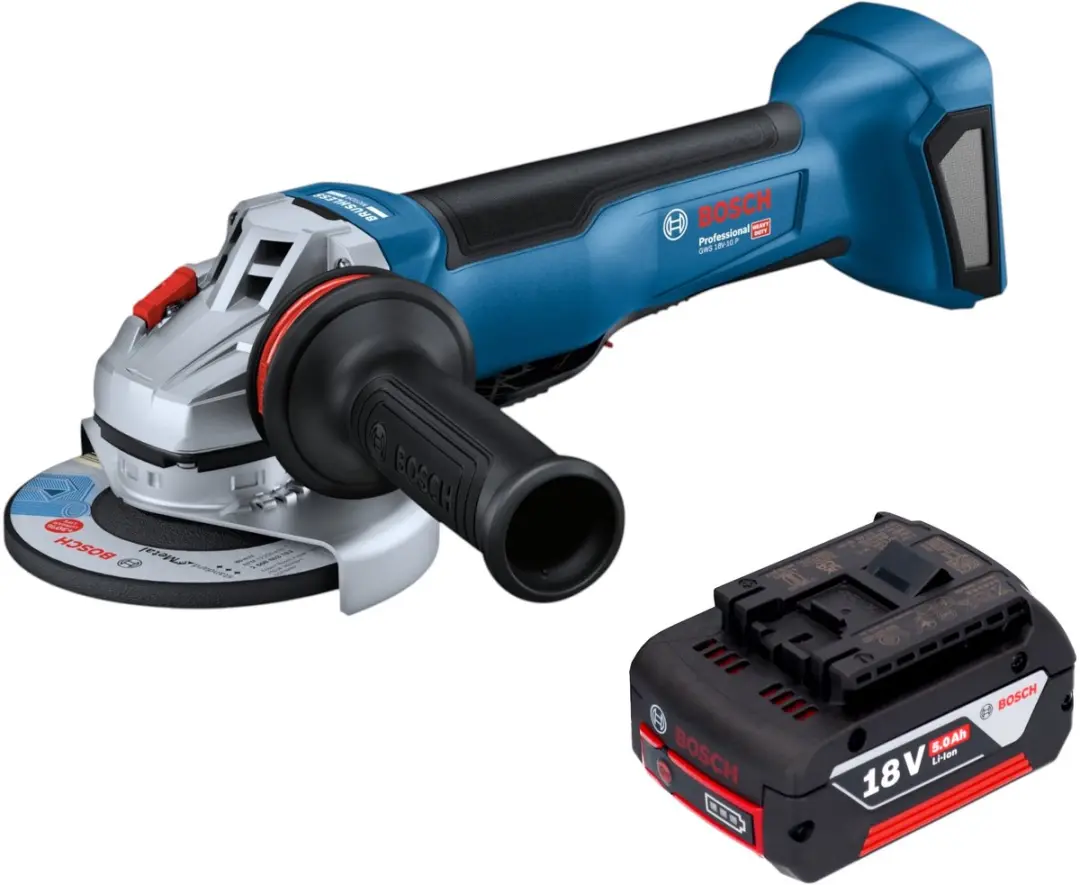 Bosch Professional GWS 18V-10 P Accu-haakse slijper 125mm