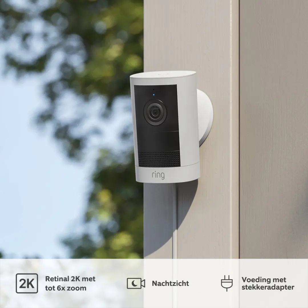 Ring Outdoor Camera 2e Generatie - 2K Video - Zwart