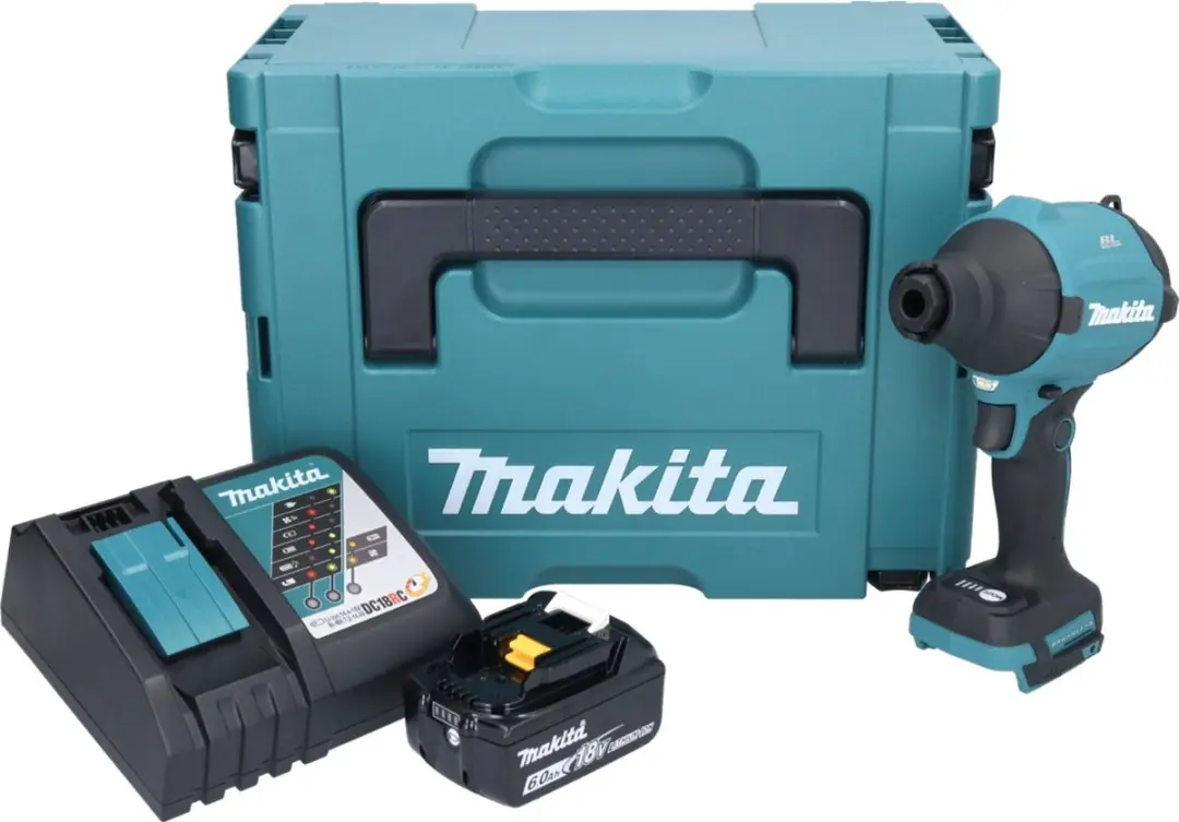 Makita DAS 180 RG1J Accu-Bladblazer 18V - 6,0Ah - 200 km/h
