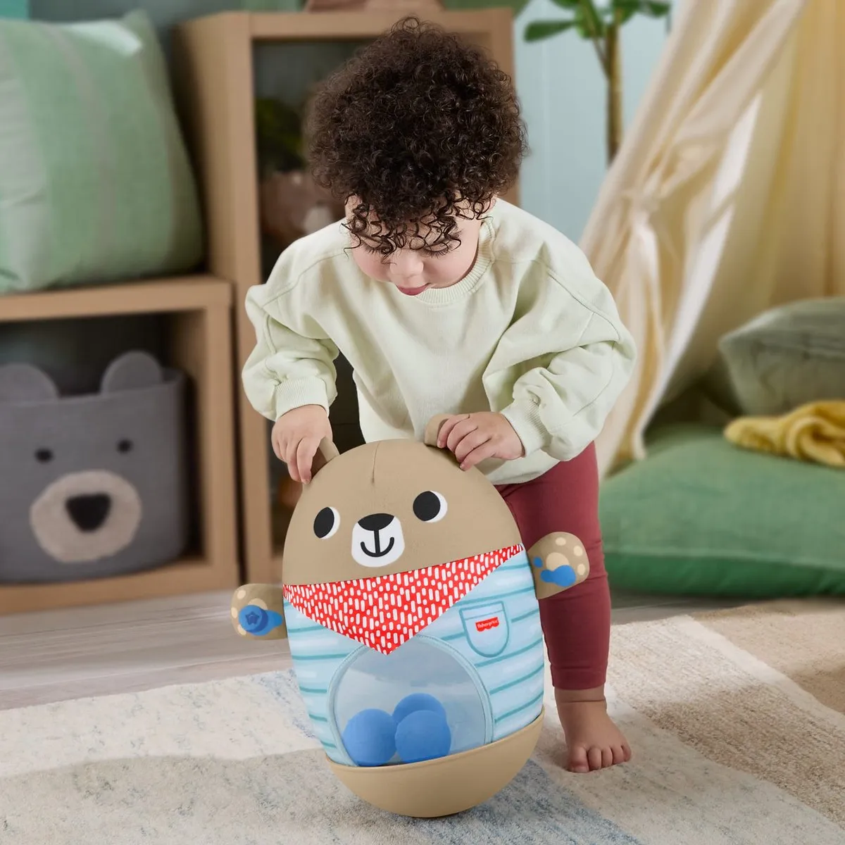 Fisher-Price Vriendschapsbos Duw en Wiebel Beer JLB83 - Meerkleurig