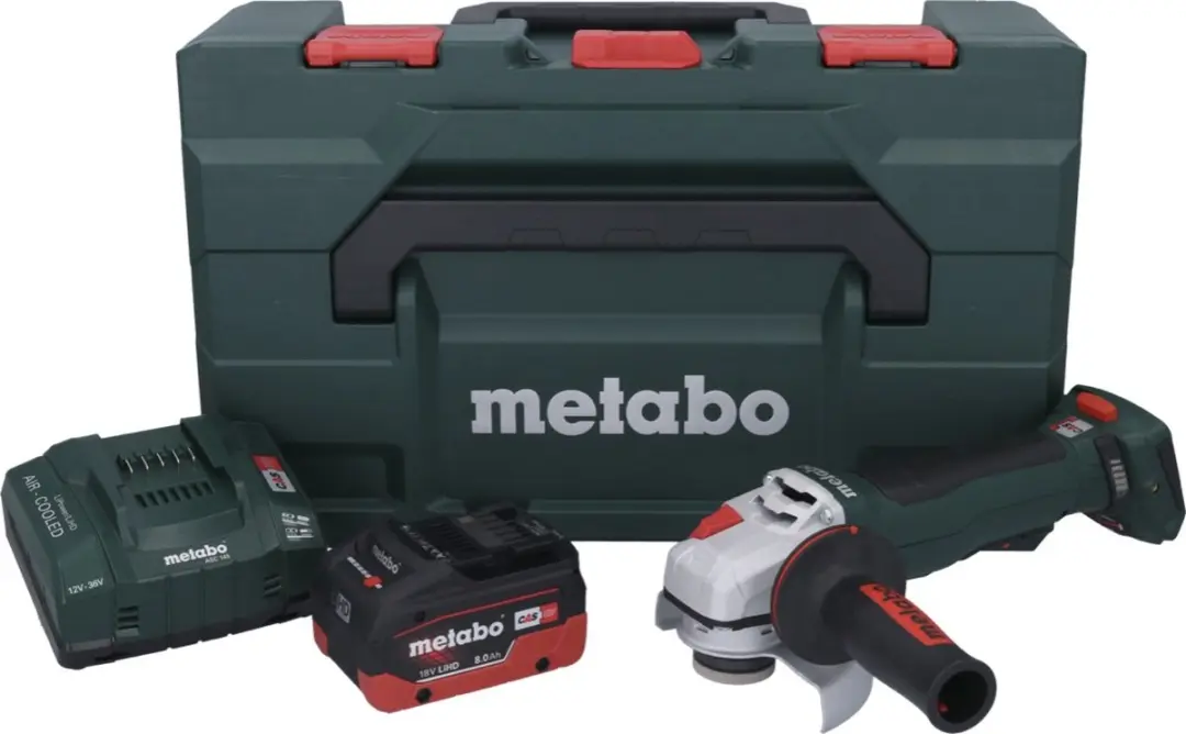Metabo WPB 18 LT BL 11-125 Accu Haakse Slijper 125mm - 8.0Ah