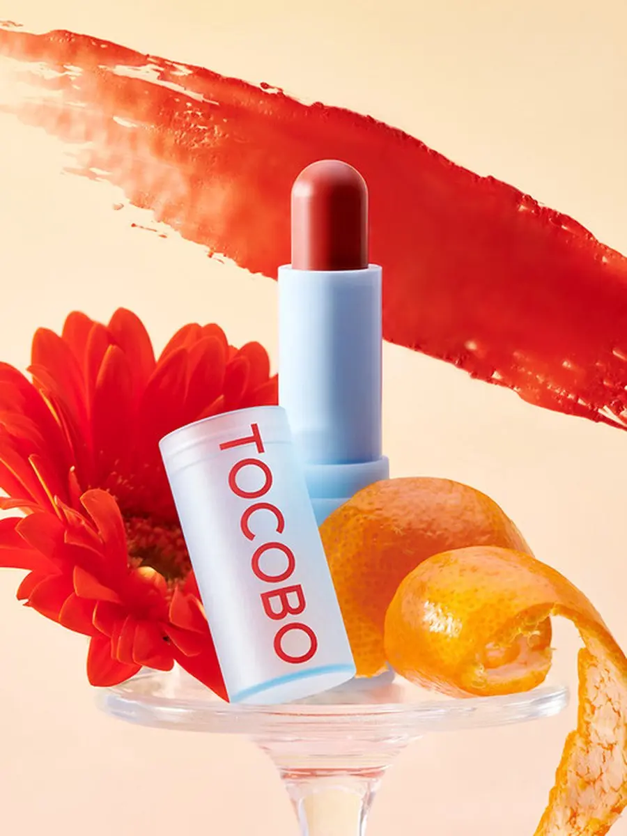 Tocobo Glass Tinted Lip Balm 013 Tangerine Red - 3.5g