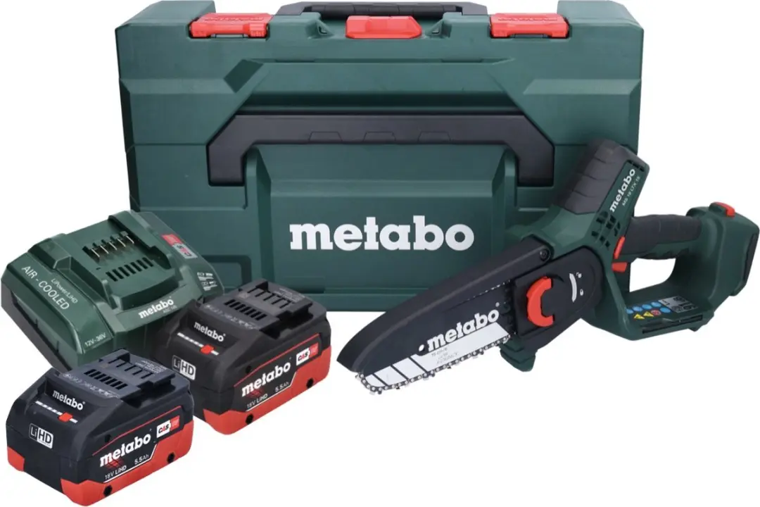 Metabo MS 18 LTX 15 Houtzaag - 18V - 2x 5,5Ah Accu + Oplader