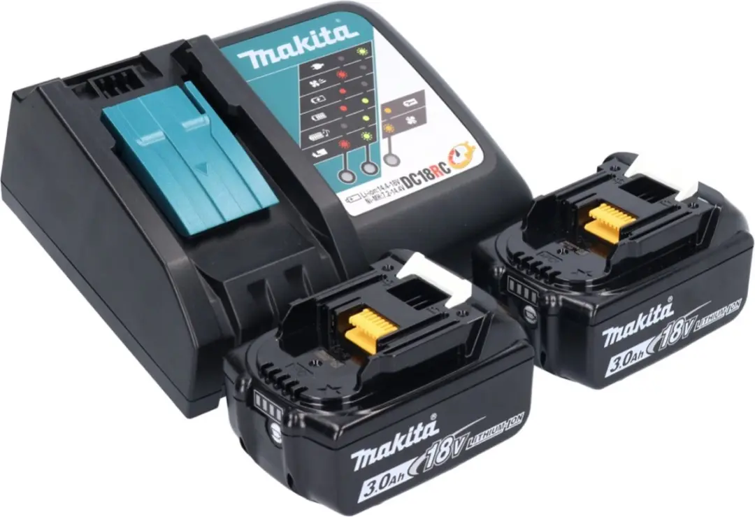 Makita DAS 180 RF Accubladblazer 18V - 2x 3.0Ah + Lader