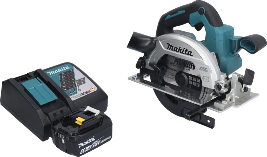 Makita DHS661RM1 Accu-handcirkelzaag 18V 165mm - Borstelloos - 4,0Ah