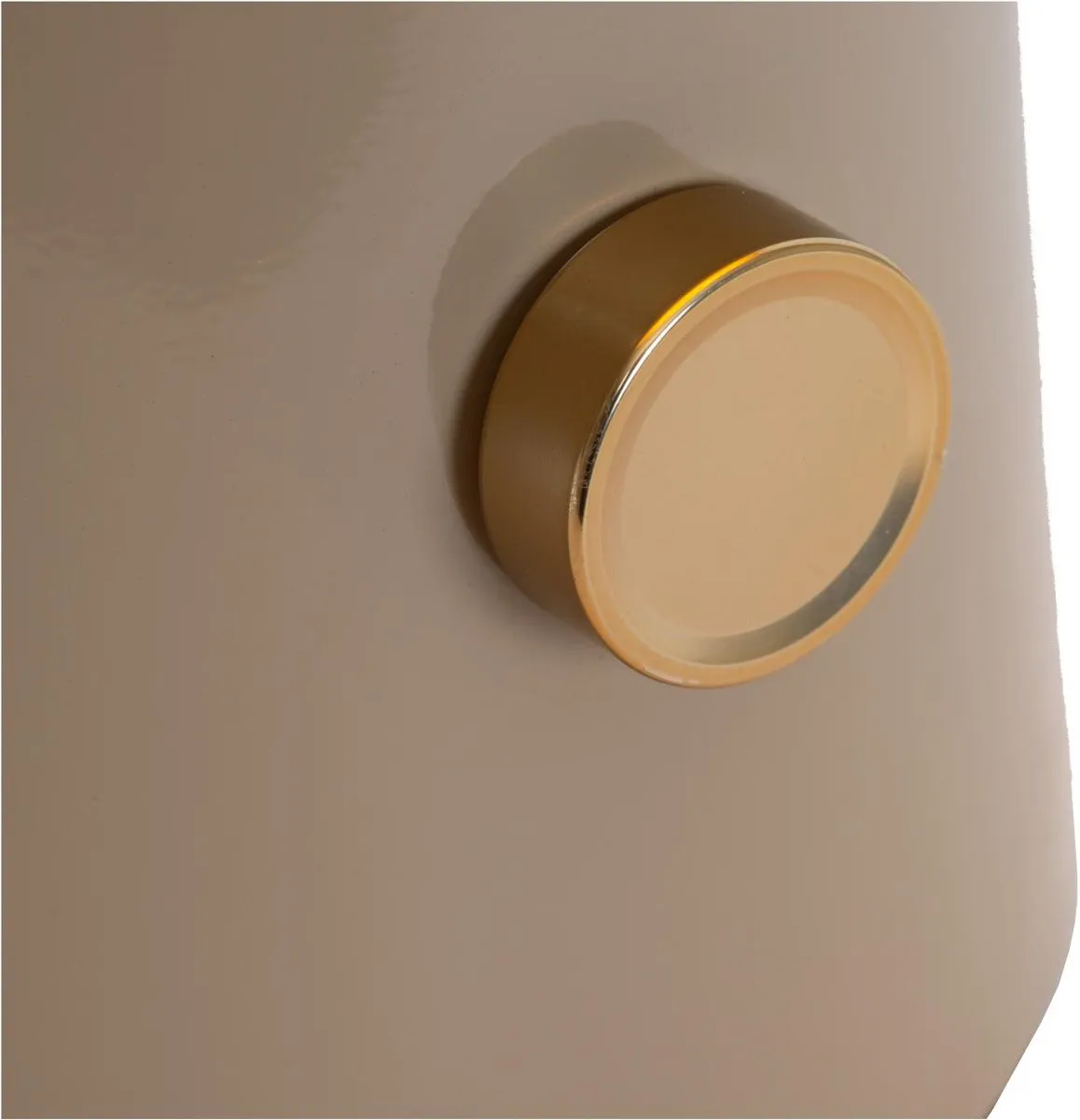Lucide Barone Tafellamp Ø38cm - 1xE27 - Taupe