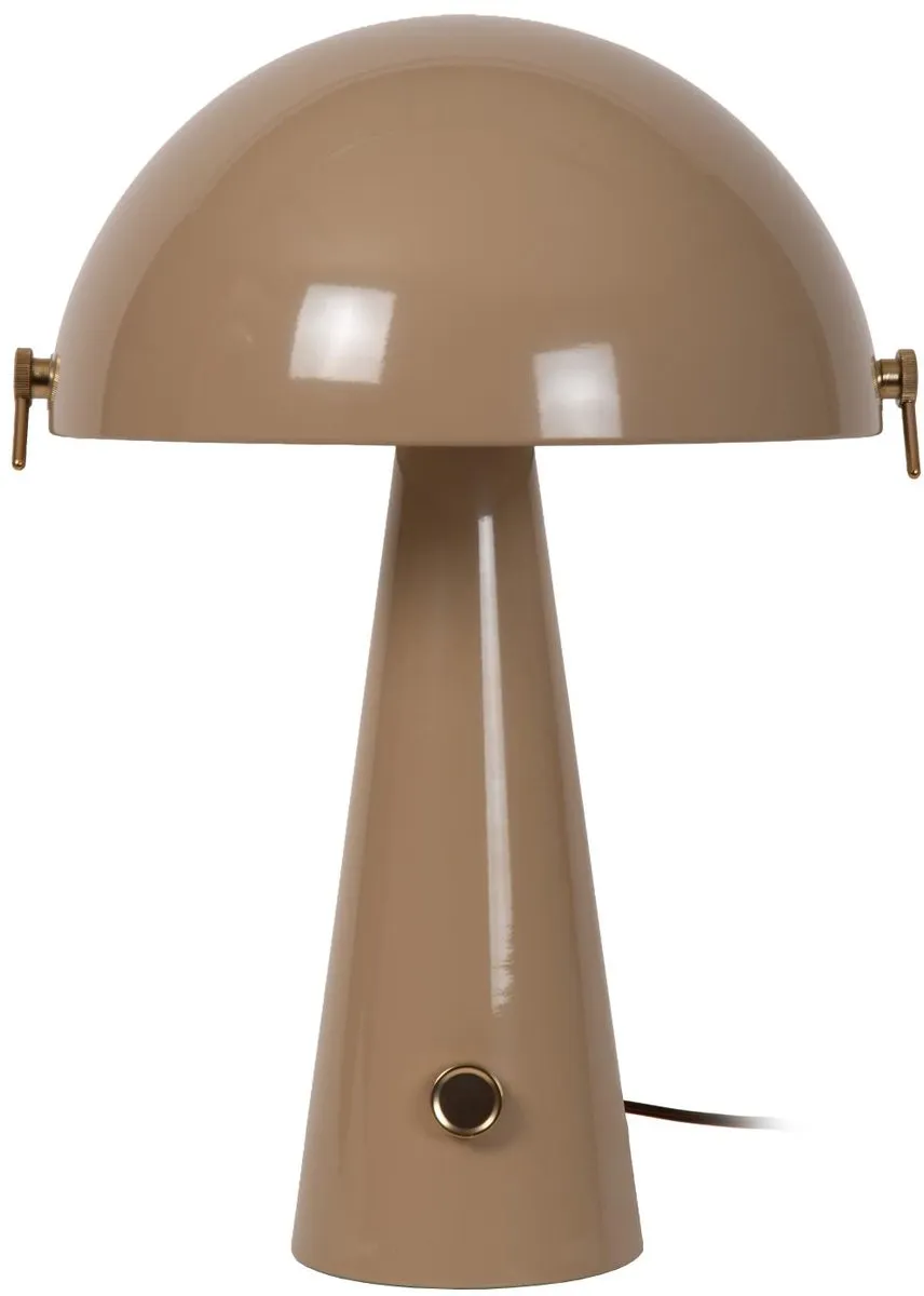 Lucide Barone Tafellamp Ø38cm - 1xE27 - Taupe