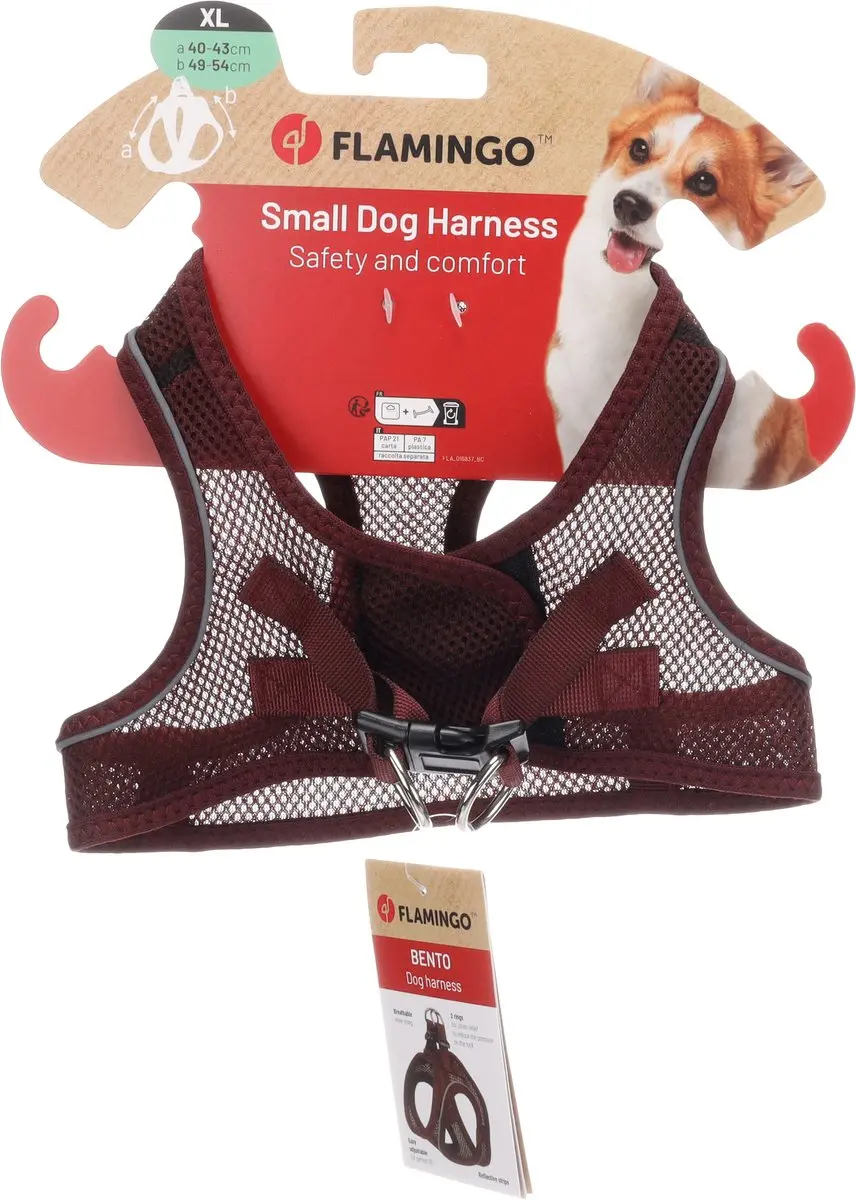 Flamingo Step&Go Harnas Hond XL 40-43cm