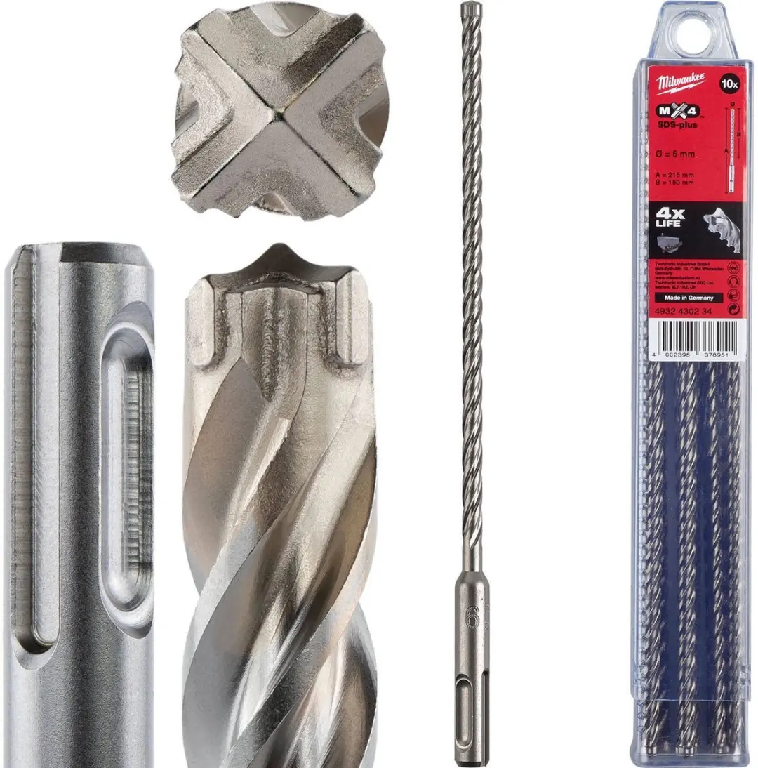Milwaukee SDS-plus MX4 Hamerboren 6mm