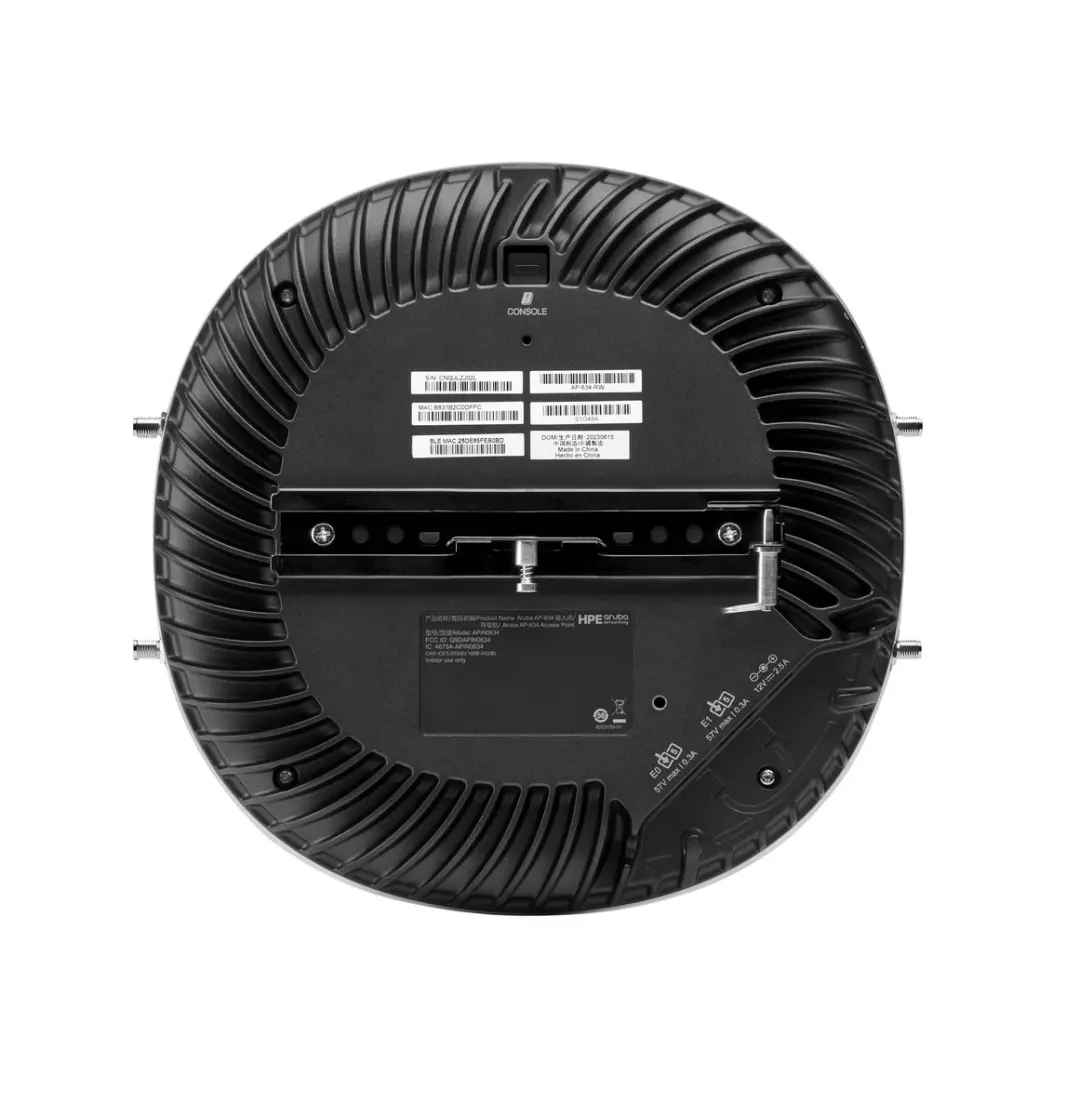 HPE Aruba AP-634 (RW) Wi-Fi 6E Campus AP 2500 Mbit/s - Wit