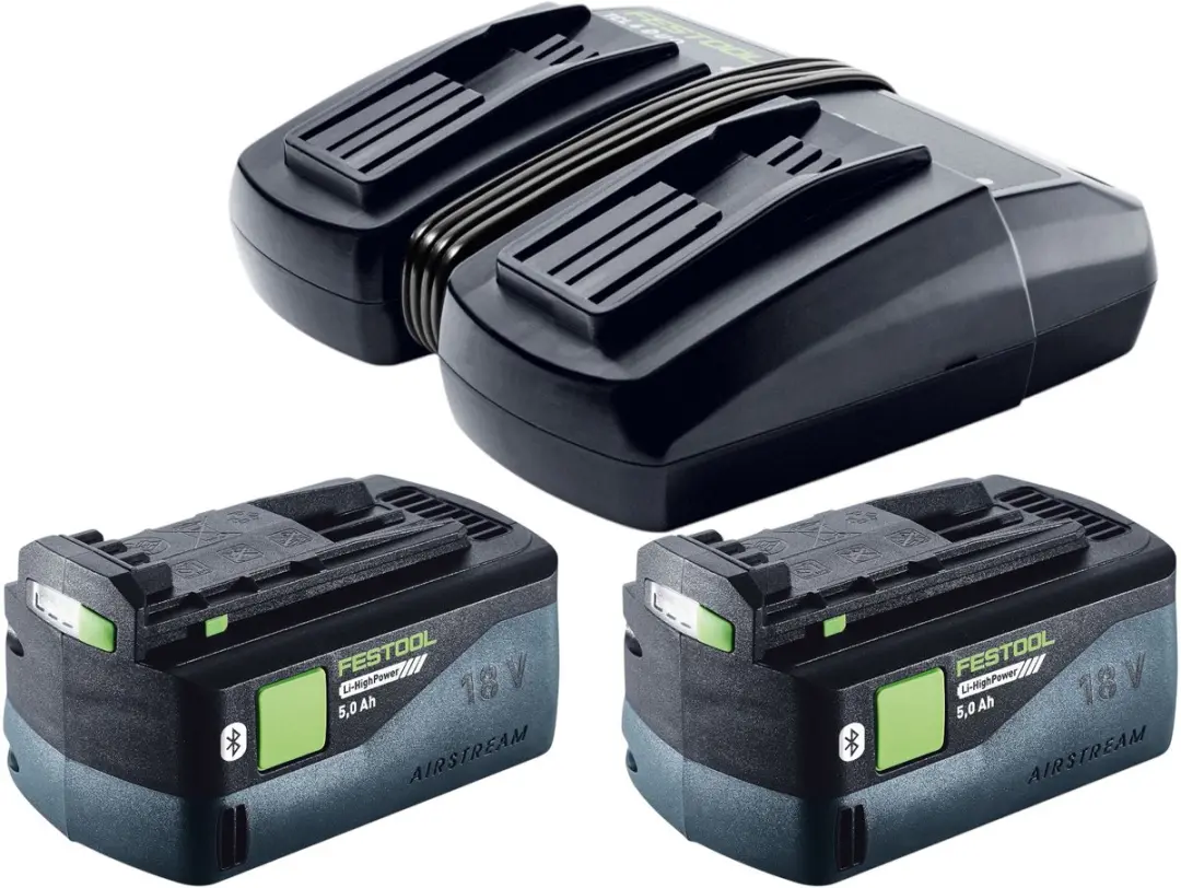 Festool TSC 55 KEB-Basic Accu-Invalzaag 160mm - 18/36V - 2x 5,0Ah + Dubbele Lader