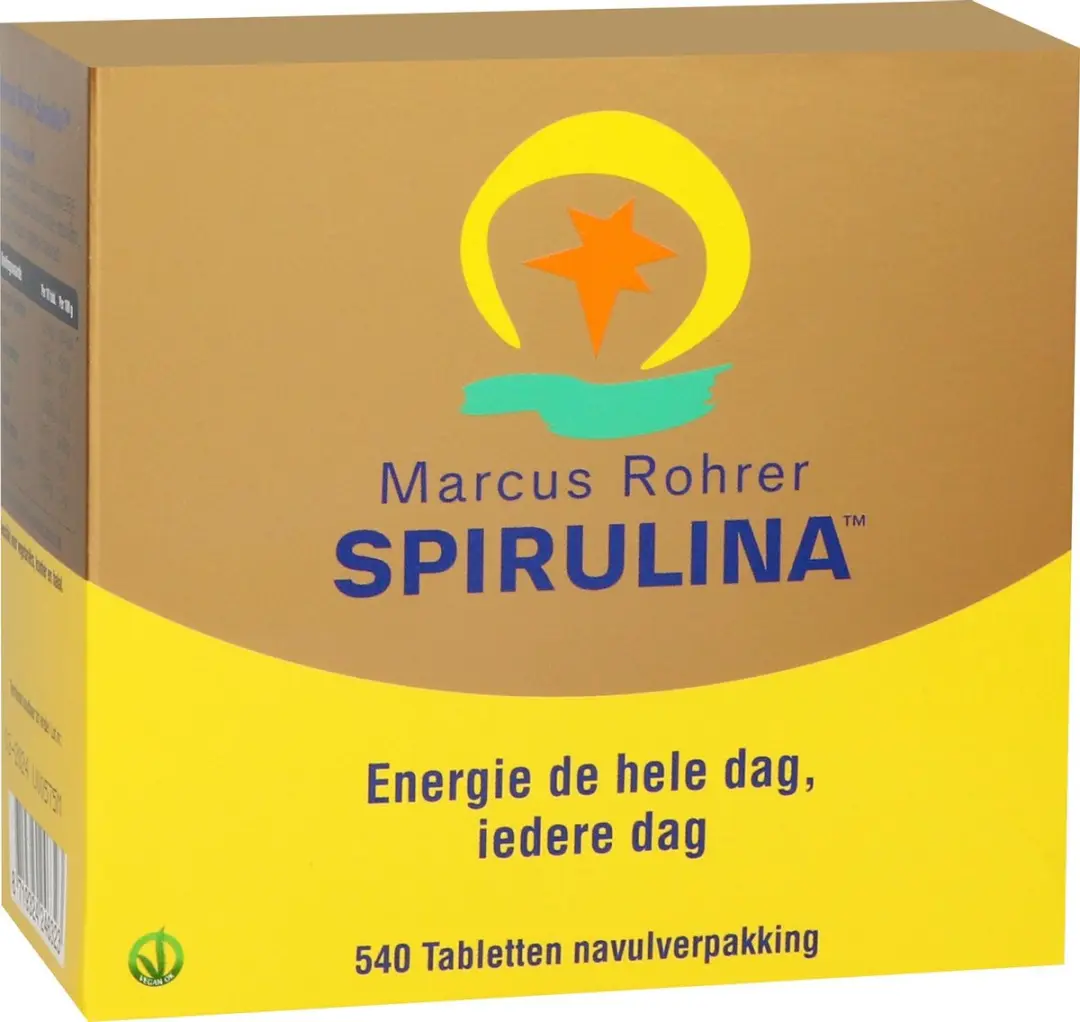 Marcus Rohrer Spirulina Navulling 540 Tabletten