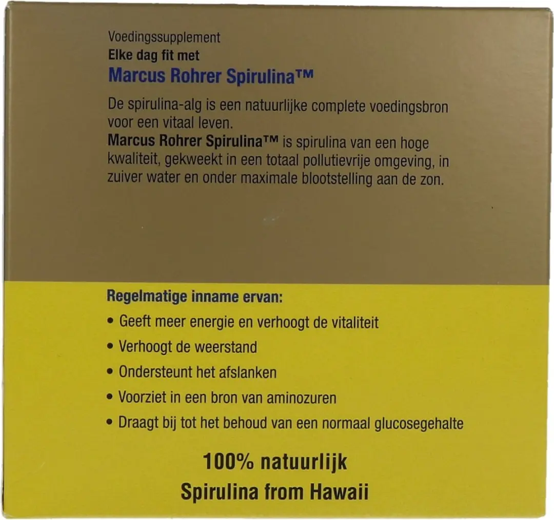 Marcus Rohrer Spirulina Navulling 540 Tabletten - 162g - afbeelding 5 van 6