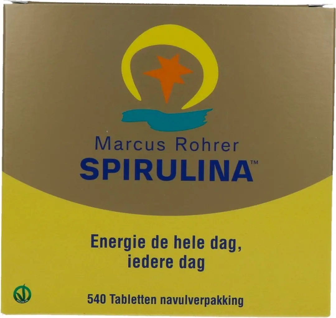 Marcus Rohrer Spirulina Navulling 540 Tabletten - 162g - afbeelding 6 van 6
