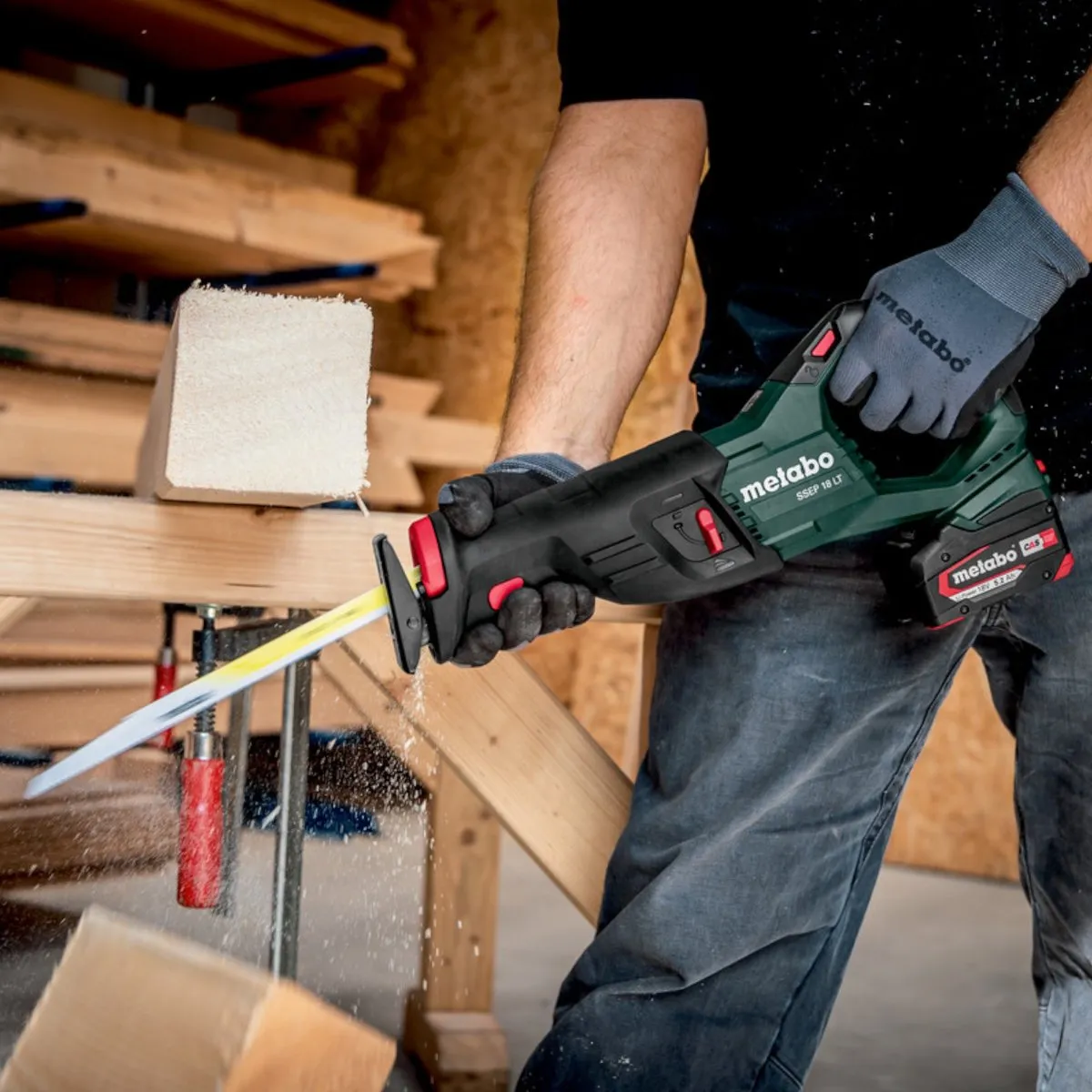Metabo SSEP 18 LT Reciprozaag 18V 32mm - met 5,5Ah LiHD accu