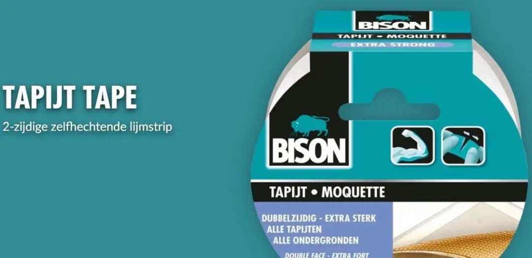 Bison Tapijttape Extra Strong 10m