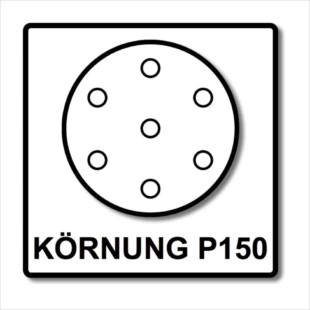 Festool 150mm Schuurschijven K150 - 100 Stuks - afbeelding 6 van 6