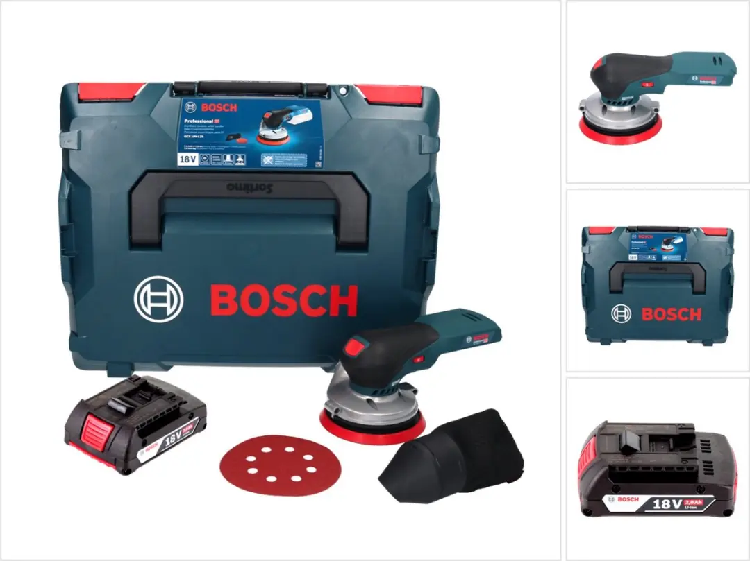 Bosch Professional GEX 18V-125 Accu-Excentrische Schuurmachine 125mm