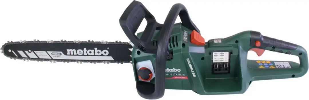 Metabo MS 36-18 LTX BL 40 Accu-kettingzaag - 2x 8.0Ah accu's