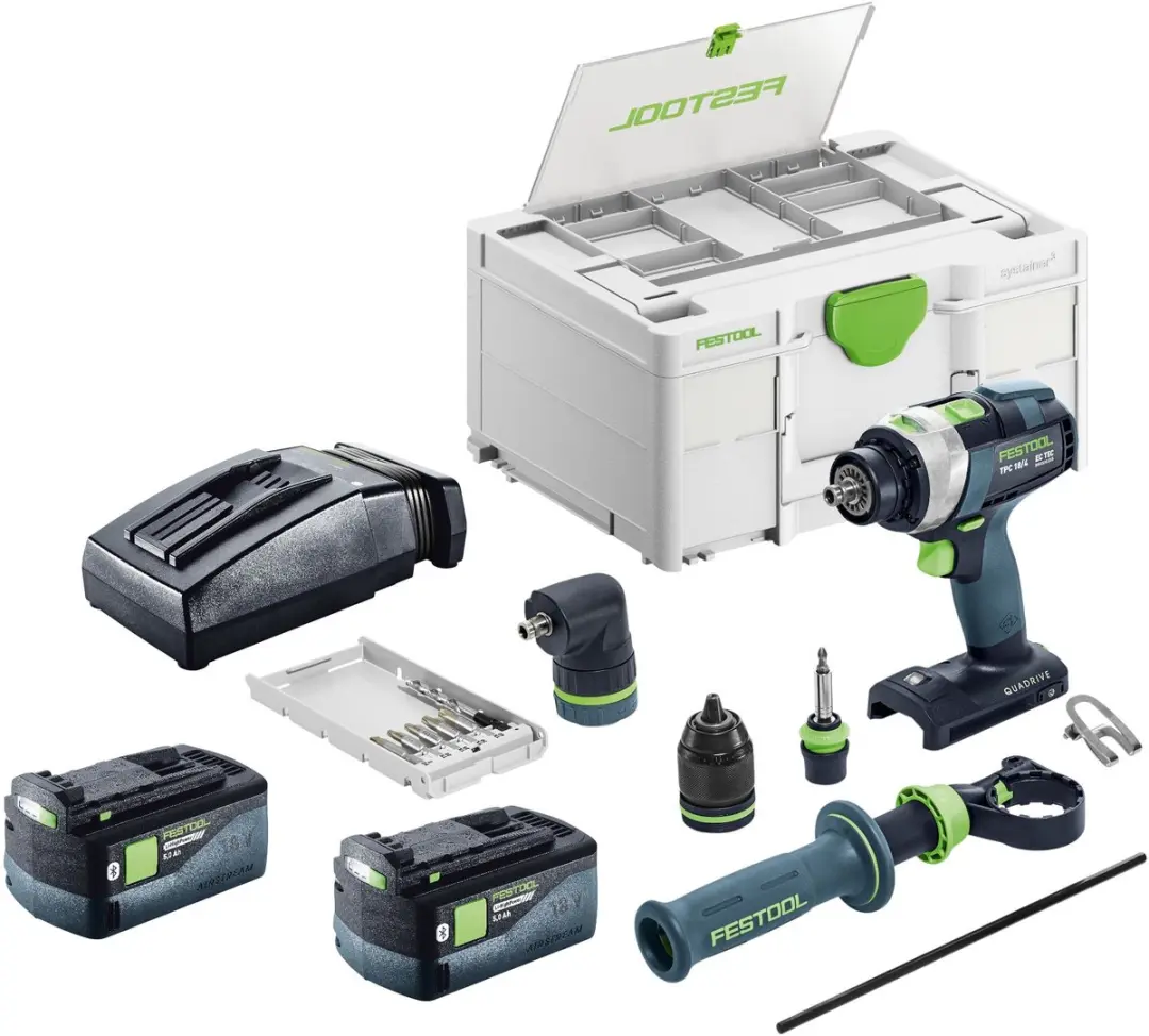 Festool TPC 18/4-Basic-Set Accu-Slagboormachine 75Nm