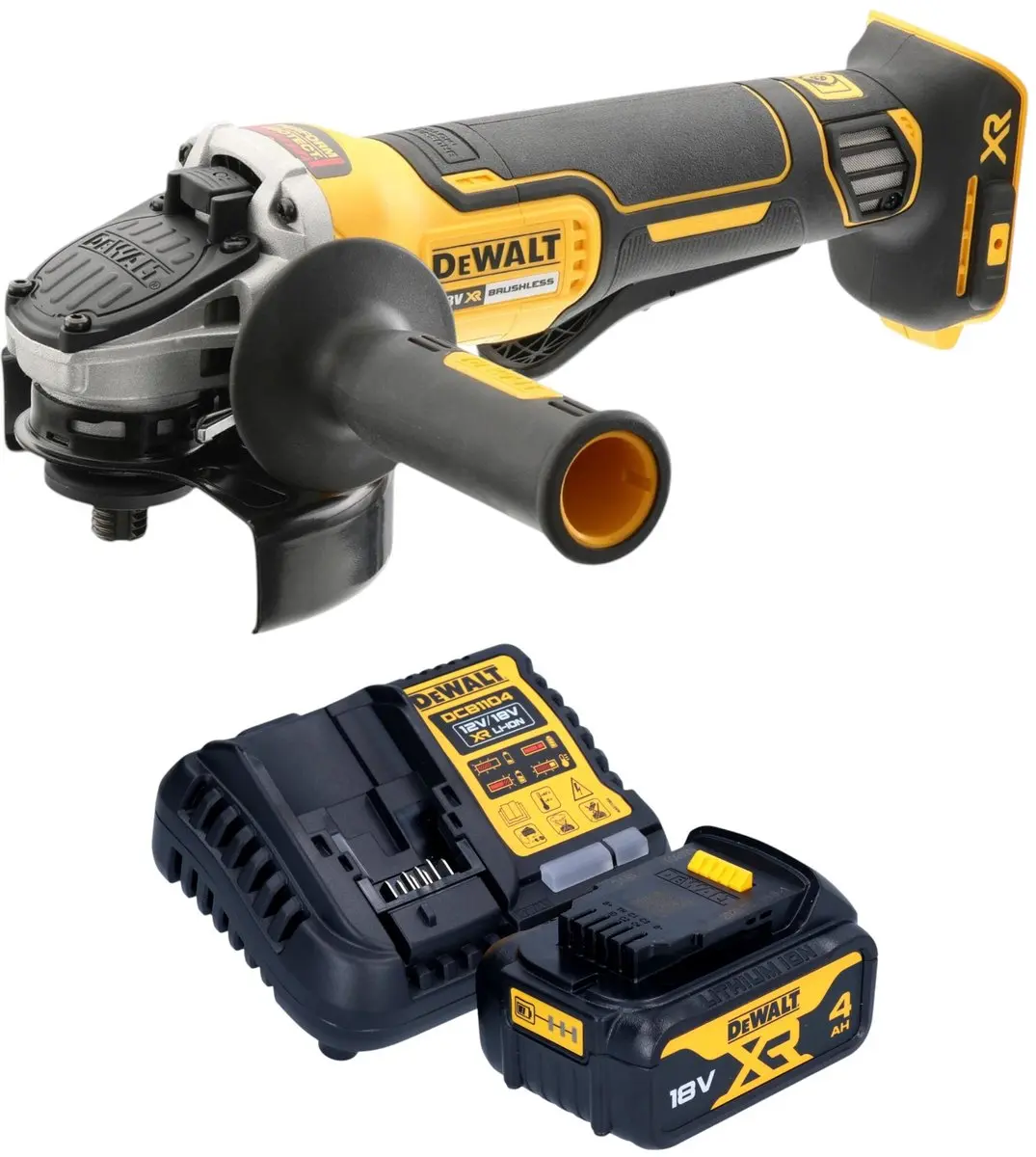 DeWalt DCG406M1 Haakse Slijper 18V 125mm