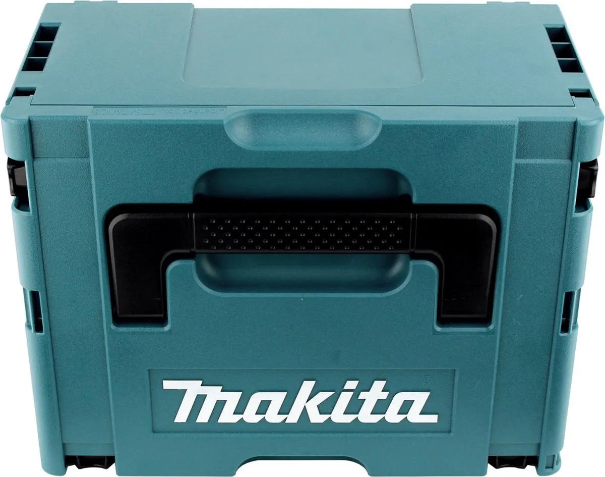 Makita DGA 504 RF1J Haakse Slijper 18V - 125mm Borstelloos - 3,0Ah + Oplader