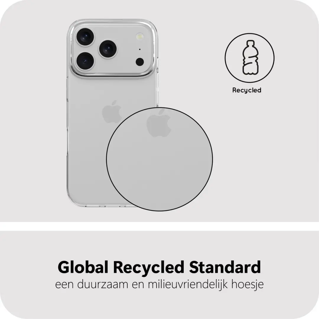 Just in Case MAP2938ZC0 iPhone 17 Pro Max Hoesje - Siliconen Transparant