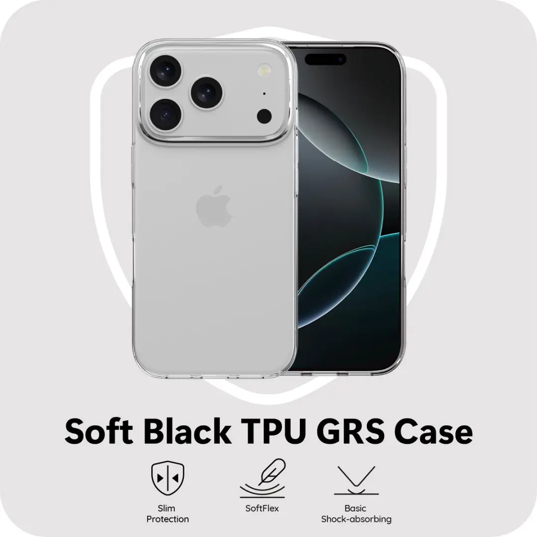 Just in Case MAP2938ZC0 iPhone 17 Pro Max Hoesje - Siliconen Transparant