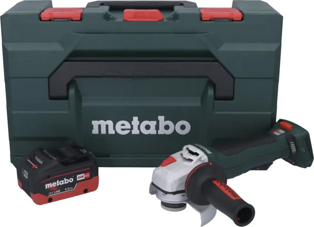 Metabo WPB 18 LT BL 11-125 Haakse Slijper 125mm - 18V - 5,5Ah