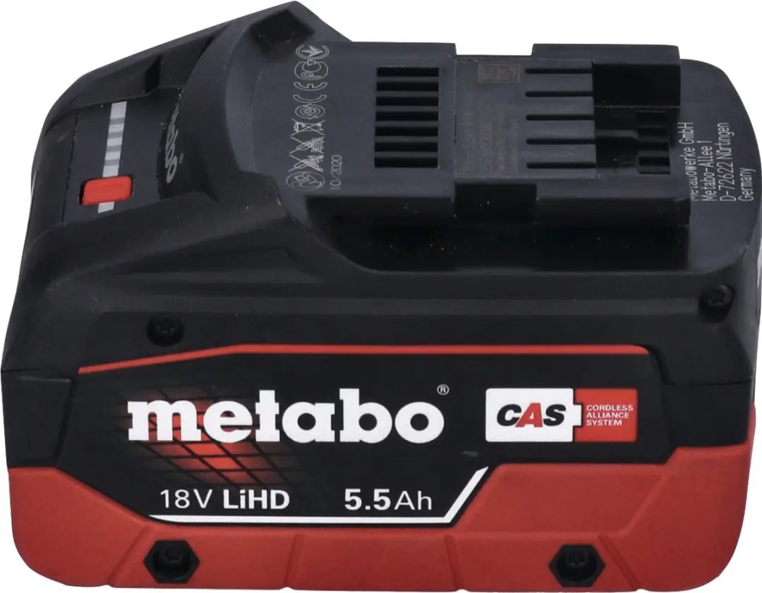 Metabo WPB 18 LT BL 11-125 Haakse Slijper 125mm - 18V - 5,5Ah