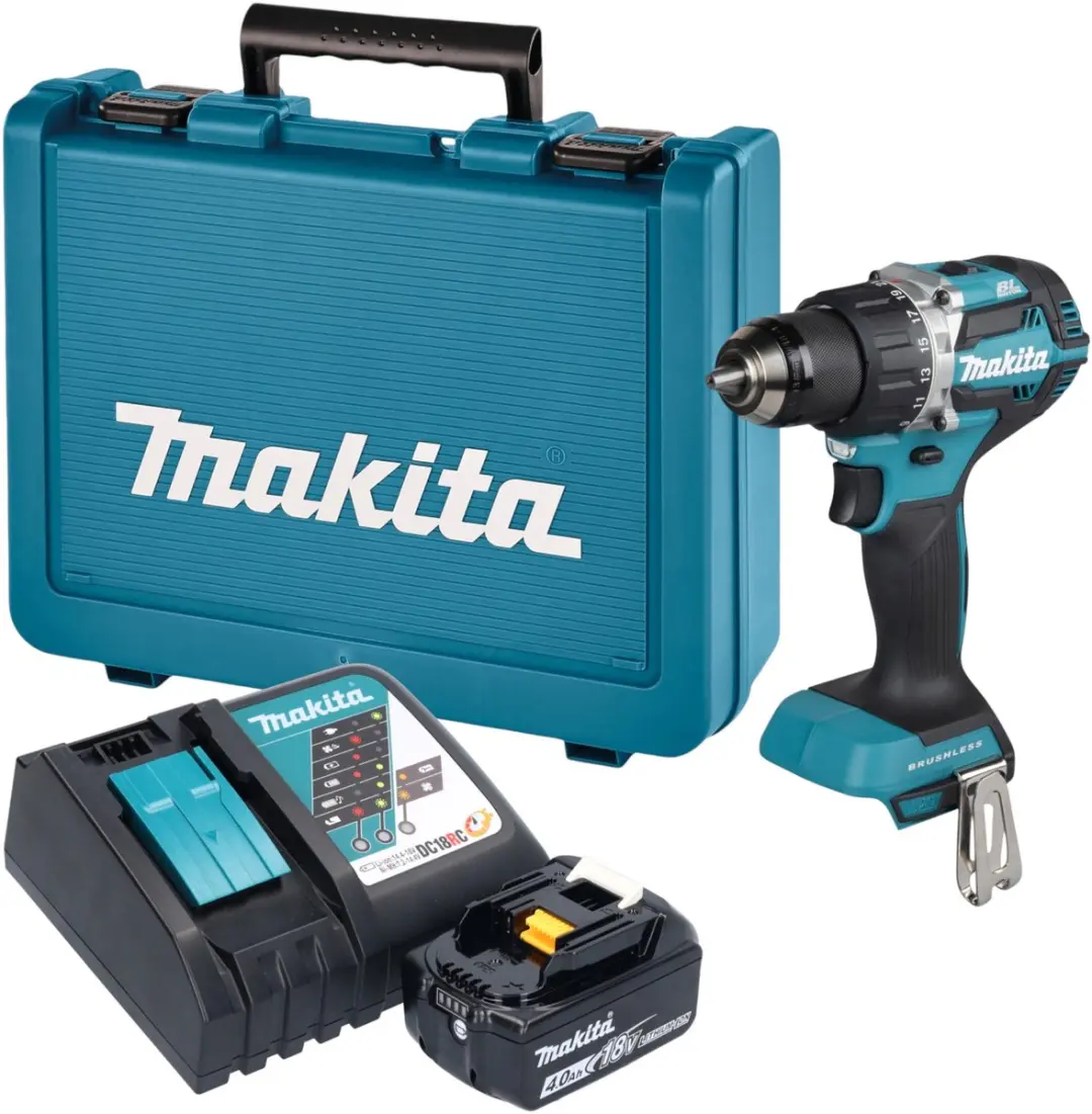 Makita DDF484RM1E Accu-boorschroevendraaier 18V 54Nm