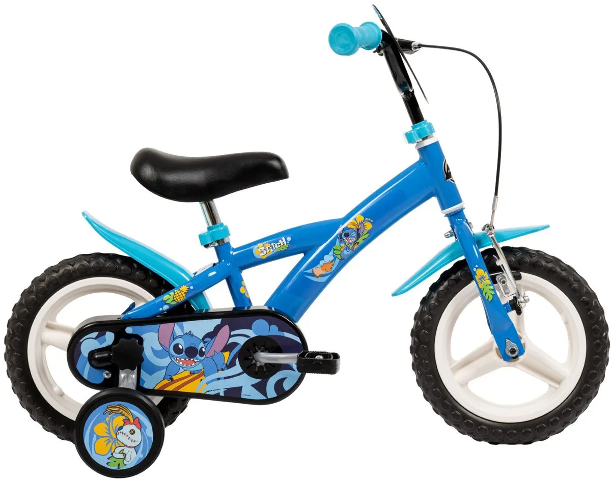 Disney Stitch Fiets 14" - Blauw (Jongen)