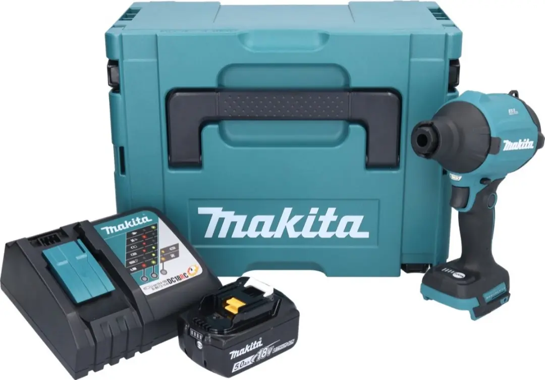Makita DAS 180 RT1J Accu-Blazer 18V - 5,0Ah - 4 standen
