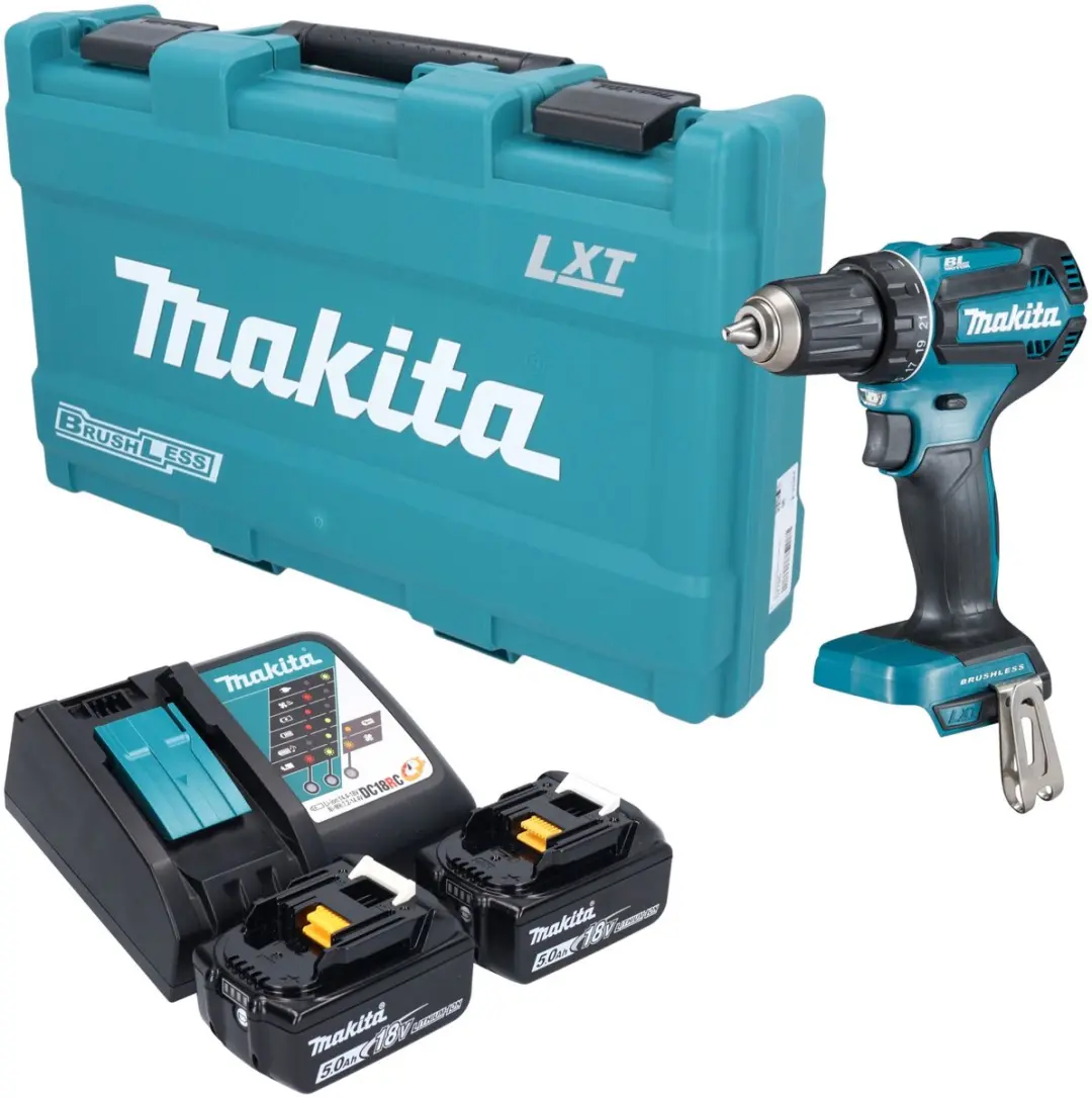 Makita DDF485RTK Accuboormachine 18V 50Nm Borstelloos