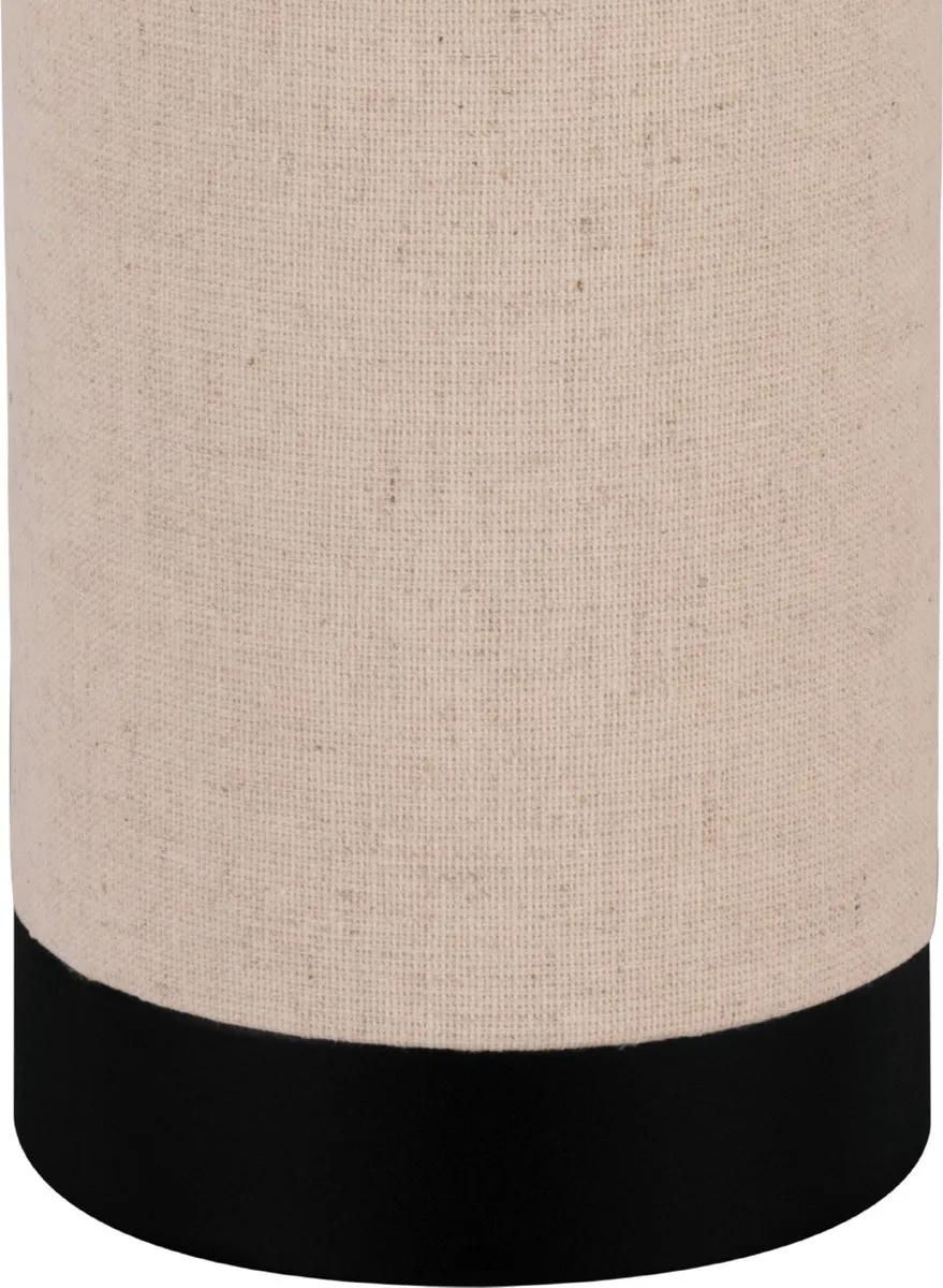 Eglo Feniglia Tafellamp E27 - 25,5 cm - Beige/Zwart