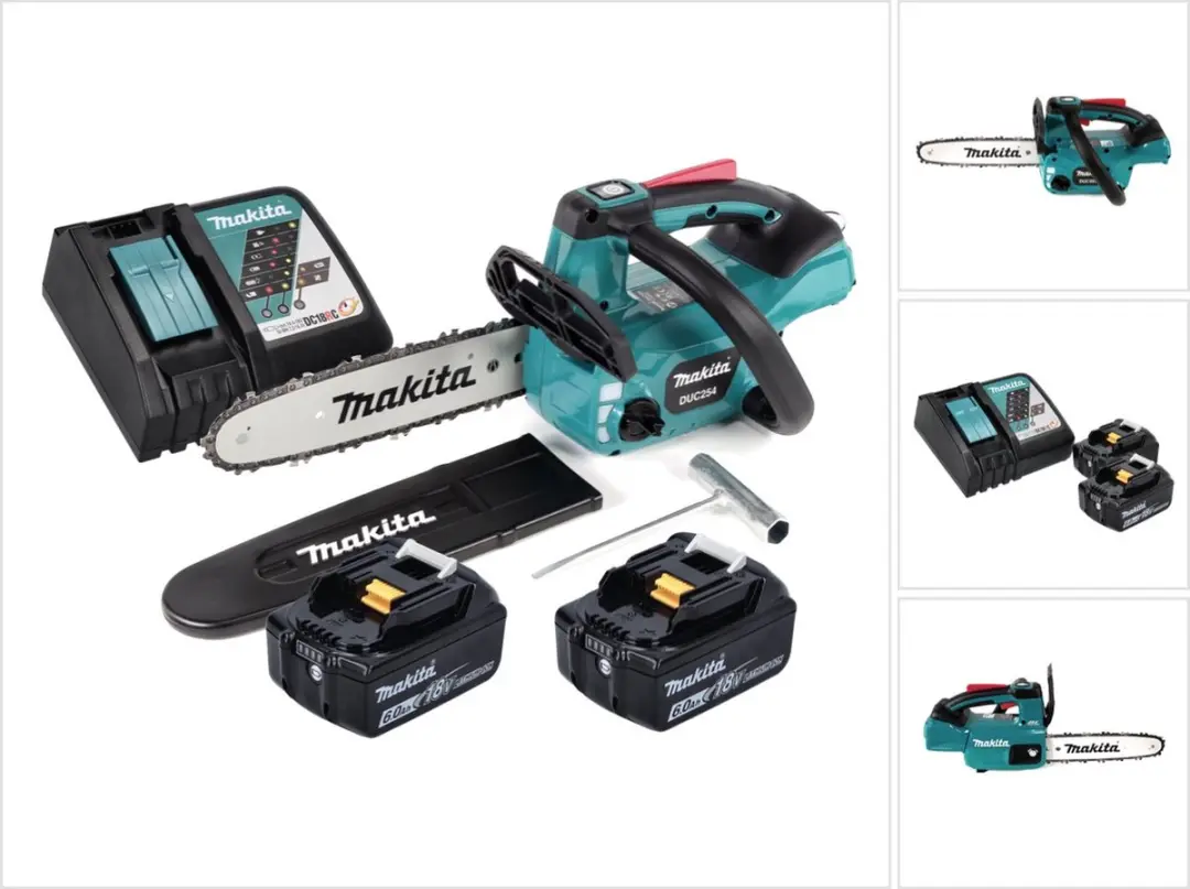 Makita DUC254RG Accu-kettingzaag 18V 25cm