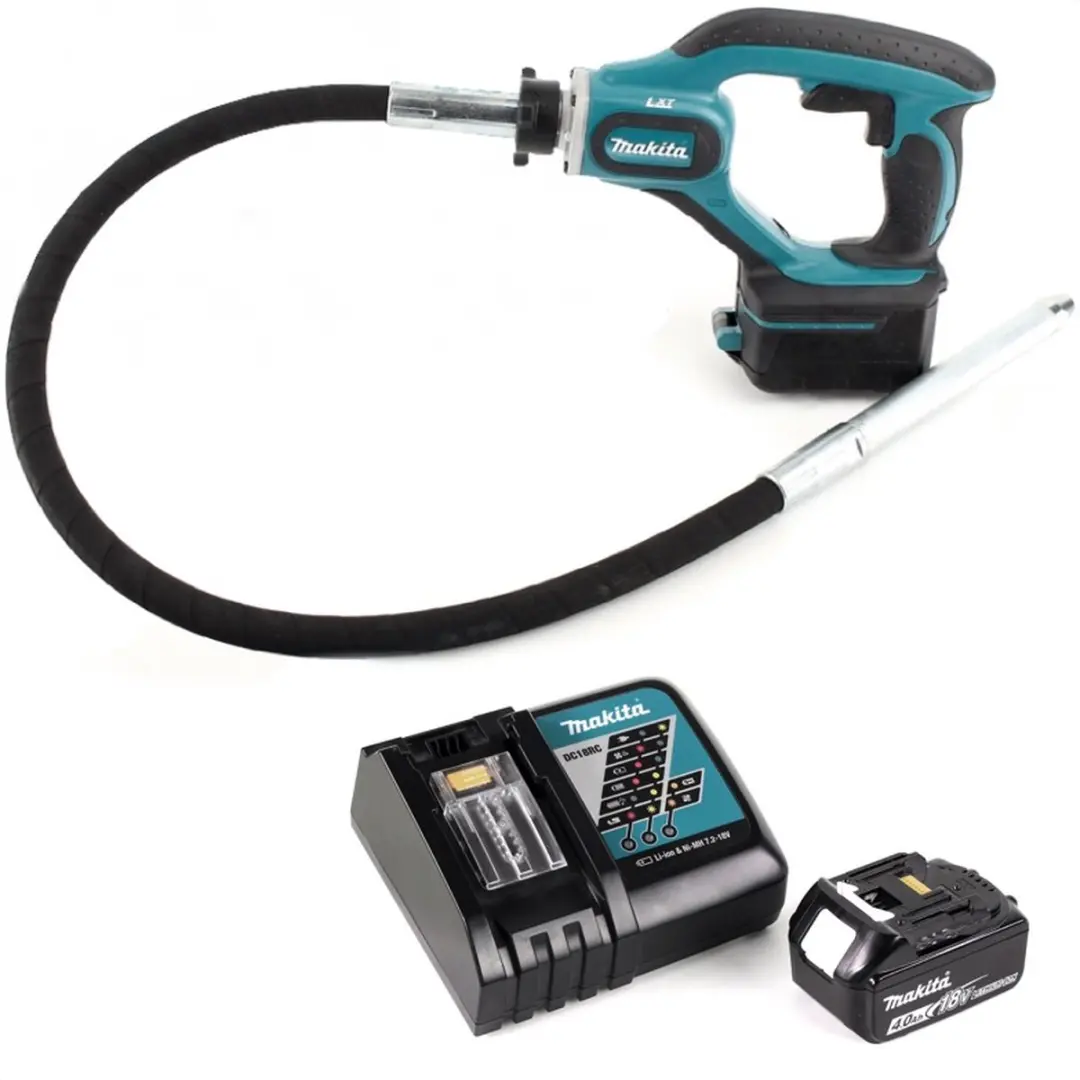 Makita DVR450 RM1 Betonverdichter 18V - 1,2m - 1x 4.0Ah Accu